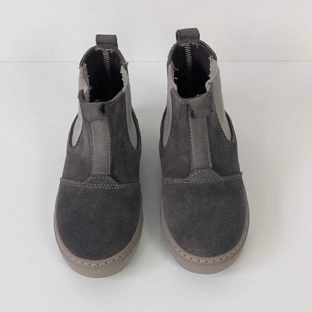 Cienta Kids Gray Suede Chucca Boots 13